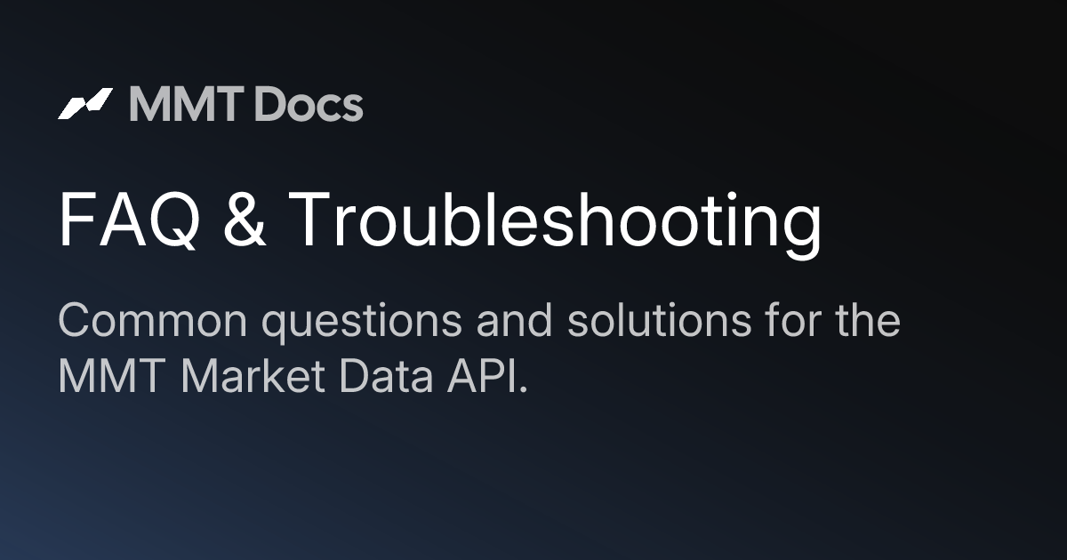 Api Rp80 Faq FAQ & Troubleshooting